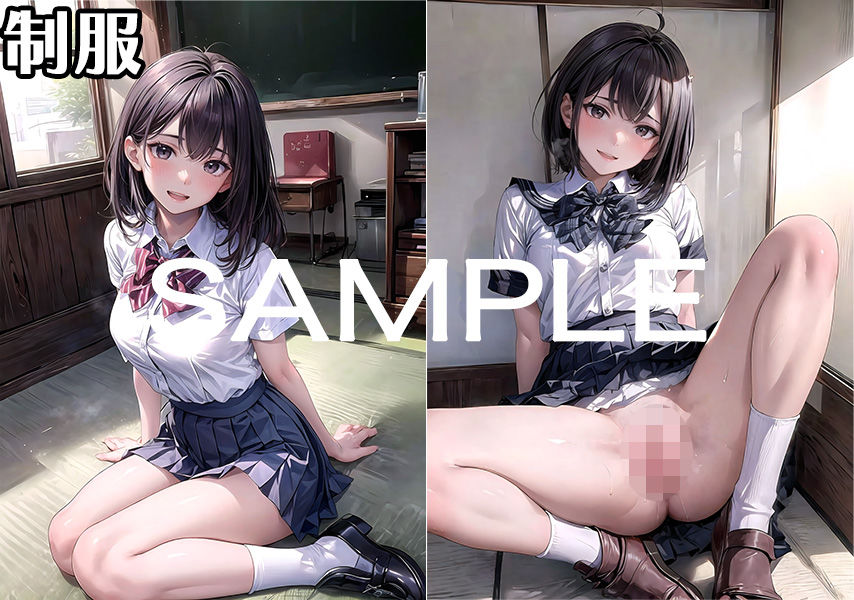 サンプル画像2:部活女子校生 生ナカ孕ませ記録(aiもみむ出版) [d_331688]