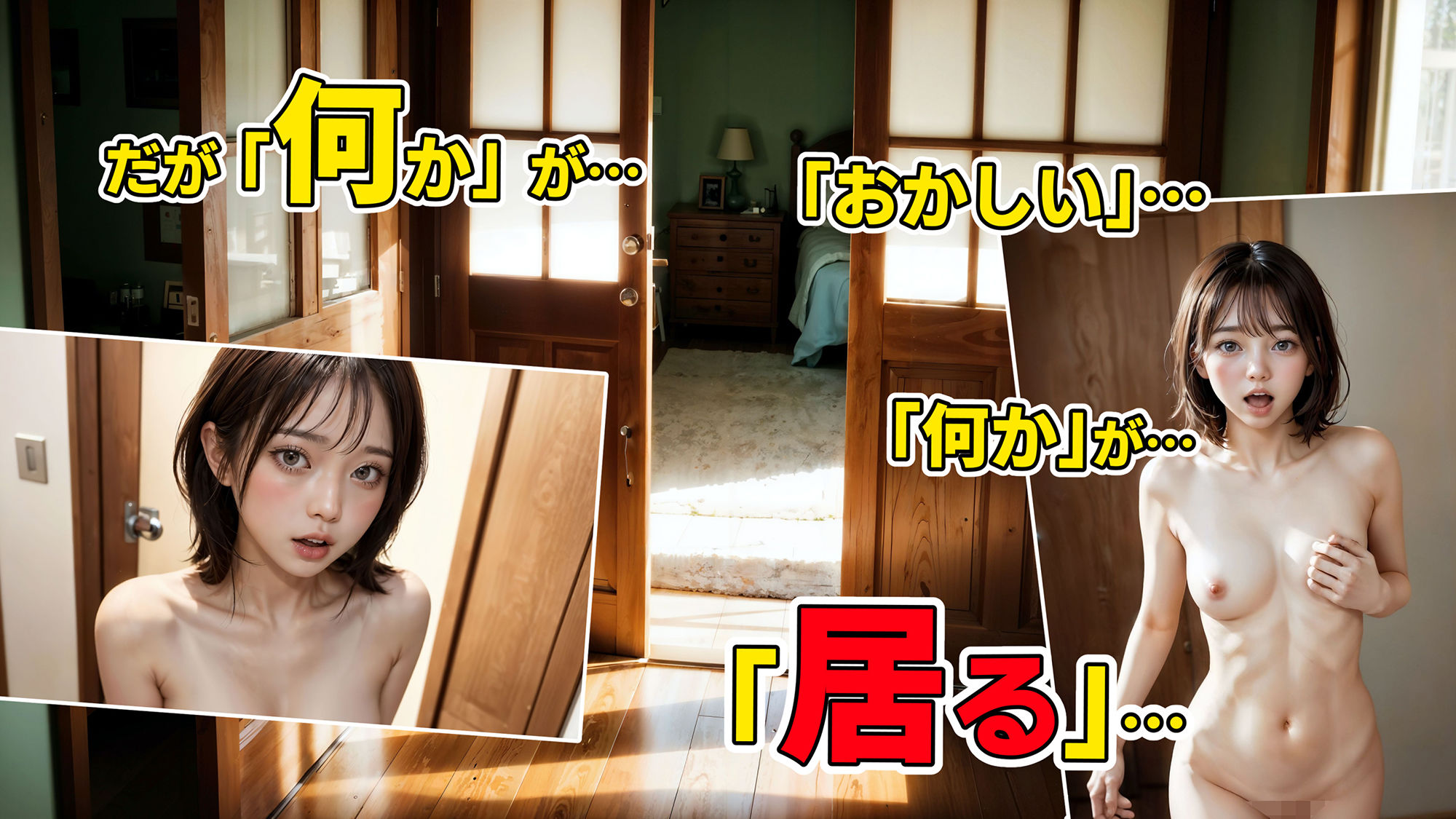 サンプル画像5:コミュ障 遠藤さんの全裸帰宅 〜服を誰かに盗まれたけど誰にも相談できないよ（涙）〜4Kおしっこ・オナニー動画も！？(コメットパンチ) [d_331692]