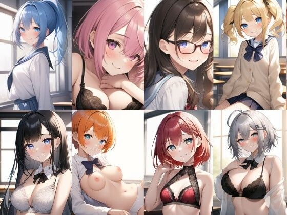 サンプル画像2:男のいない異世界女子校に入学したらセフレ希望者が殺到してる件 ラブライフ 15巻＋15.5巻/過去最多ヒロイン/全ヒロイン呪文テンプレ解説付(風鈴亭) [d_331708]