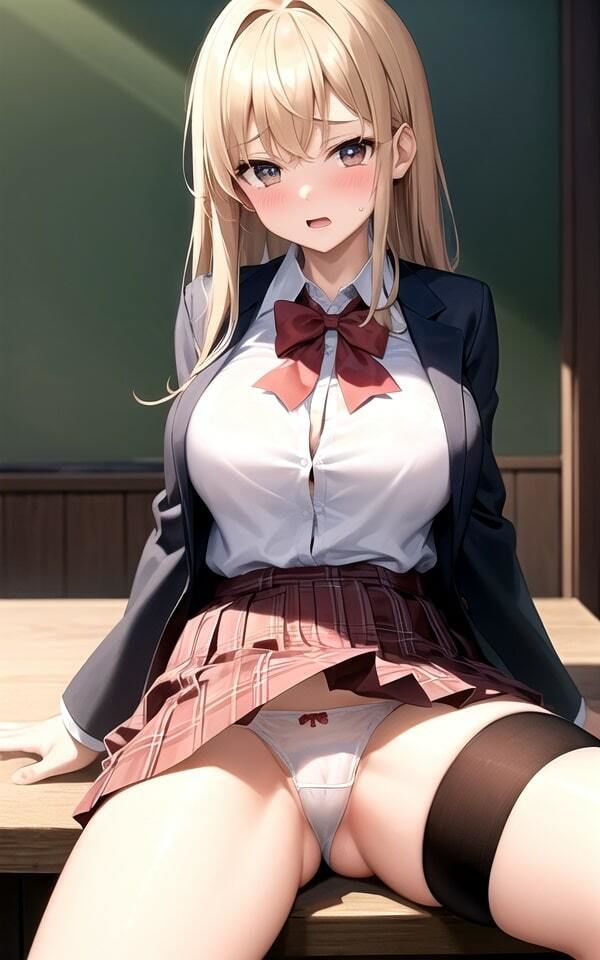 サンプル画像1:恥じらいJKが目の前でエッチなパンモロ(えいあいレボ) [d_331715]