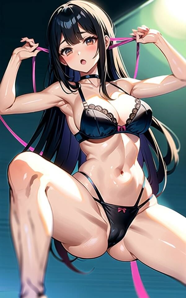 サンプル画像1:食い込む！新体操部員の濡れたレオタード(＋Be) [d_331719]