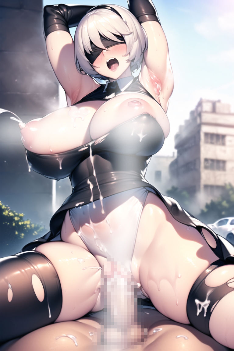 サンプル画像4:ヨ〇ハ二号B型（2B）とエッチするだけのCG集(乃米琉 愛衣) [d_331838]