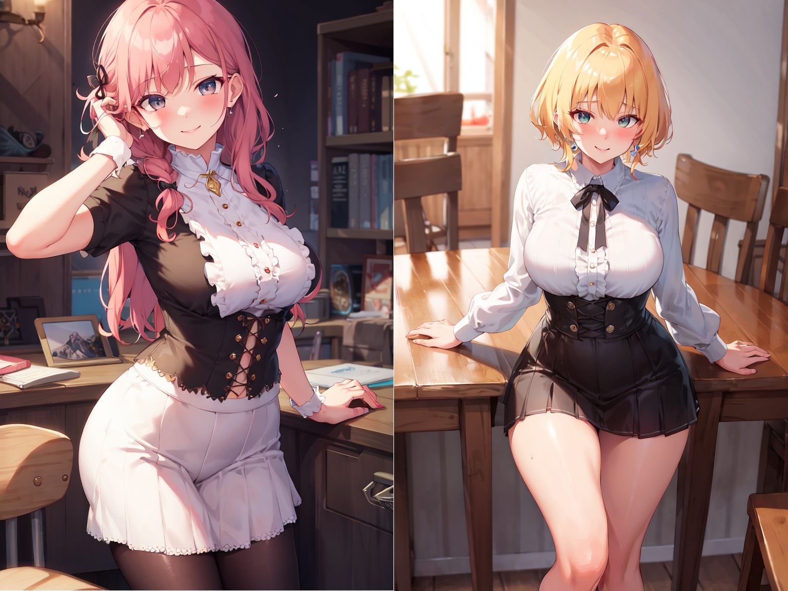 サンプル画像1:童貞を誘惑する女の子たち(みーも工房) [d_331970]