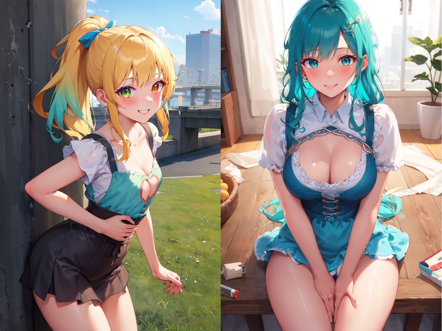 サンプル画像2:童貞を誘惑する女の子たち(みーも工房) [d_331970]