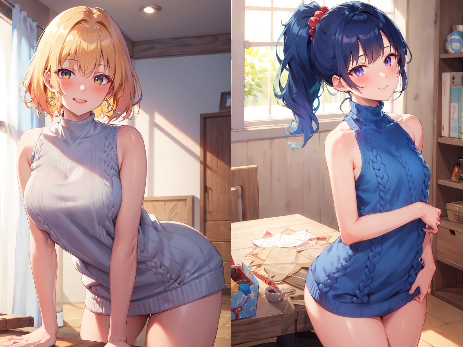 サンプル画像3:童貞を誘惑する女の子たち(みーも工房) [d_331970]