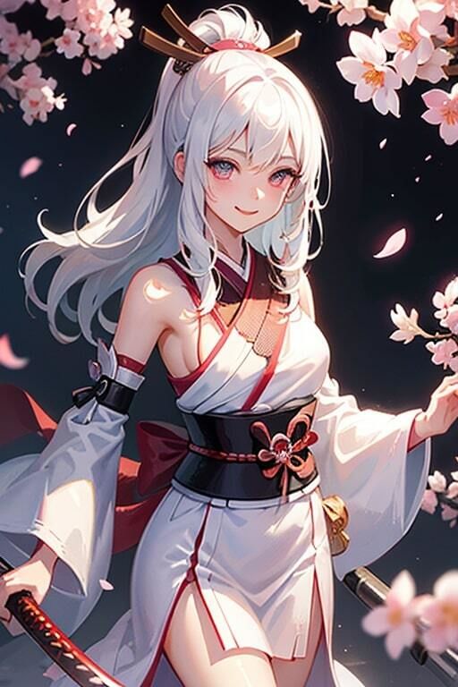 サンプル画像1:AI生成美女写真集 vol19 サムライ美女(Ai Girls Collection) [d_331980]