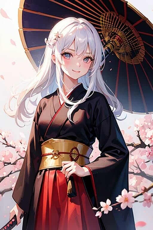 サンプル画像2:AI生成美女写真集 vol19 サムライ美女(Ai Girls Collection) [d_331980]