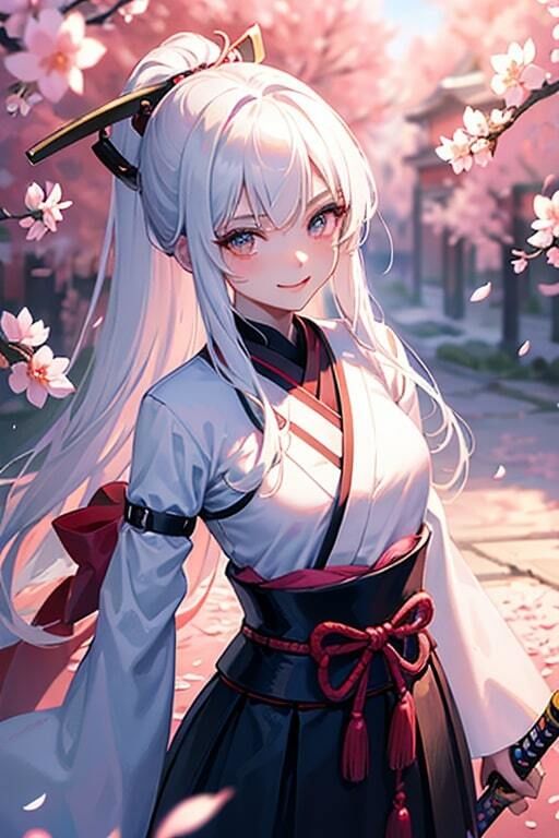 サンプル画像4:AI生成美女写真集 vol19 サムライ美女(Ai Girls Collection) [d_331980]