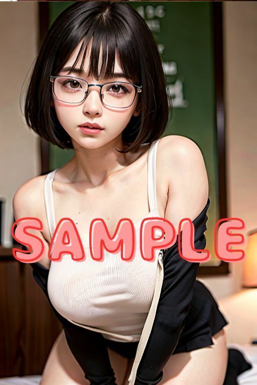 サンプル画像5:真面目な委員長がご乱心 欲求不満な巨乳メガネっ娘 初めての不純〇性交〇(炒飯定食) [d_331995]