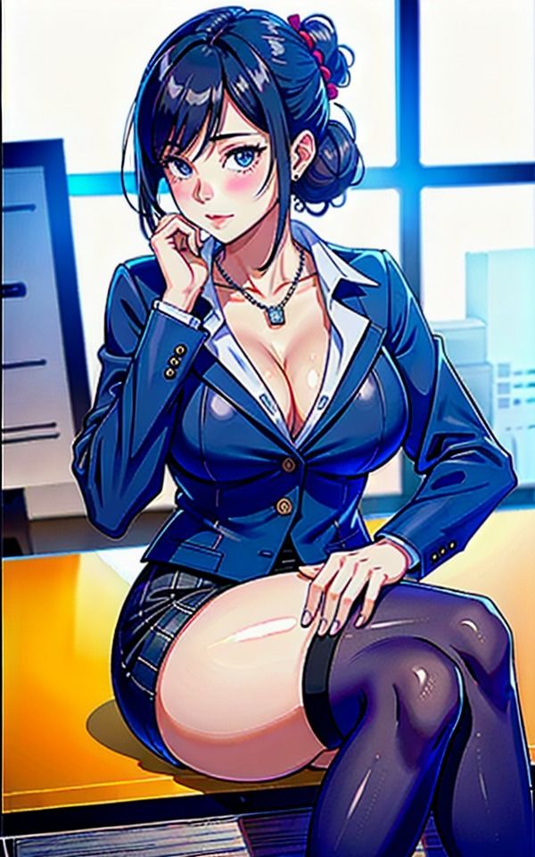 サンプル画像1:過激すぎる美脚OLの匂い立つ下半身Vol.5(AI美女LABO.13) [d_332001]