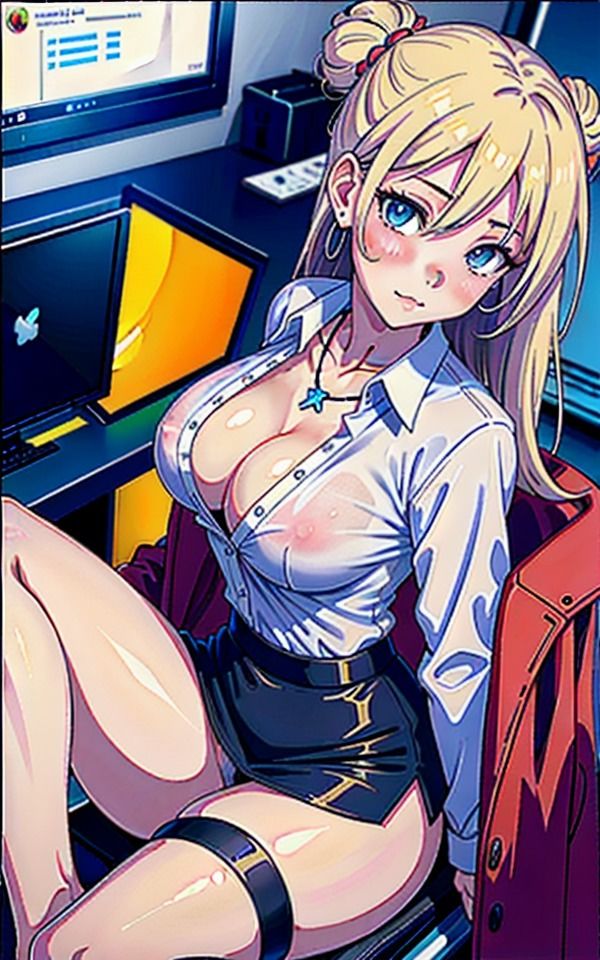 サンプル画像2:過激すぎる美脚OLの匂い立つ下半身Vol.5(AI美女LABO.13) [d_332001]