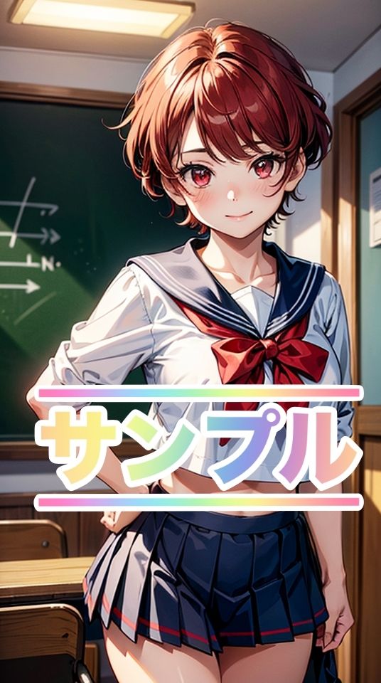 サンプル画像4:制服女子が体験した《緊縛》の真実(AI学園) [d_332077]