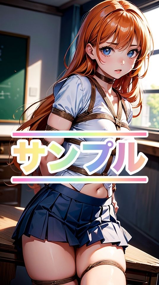 サンプル画像6:制服女子が体験した《緊縛》の真実(AI学園) [d_332077]