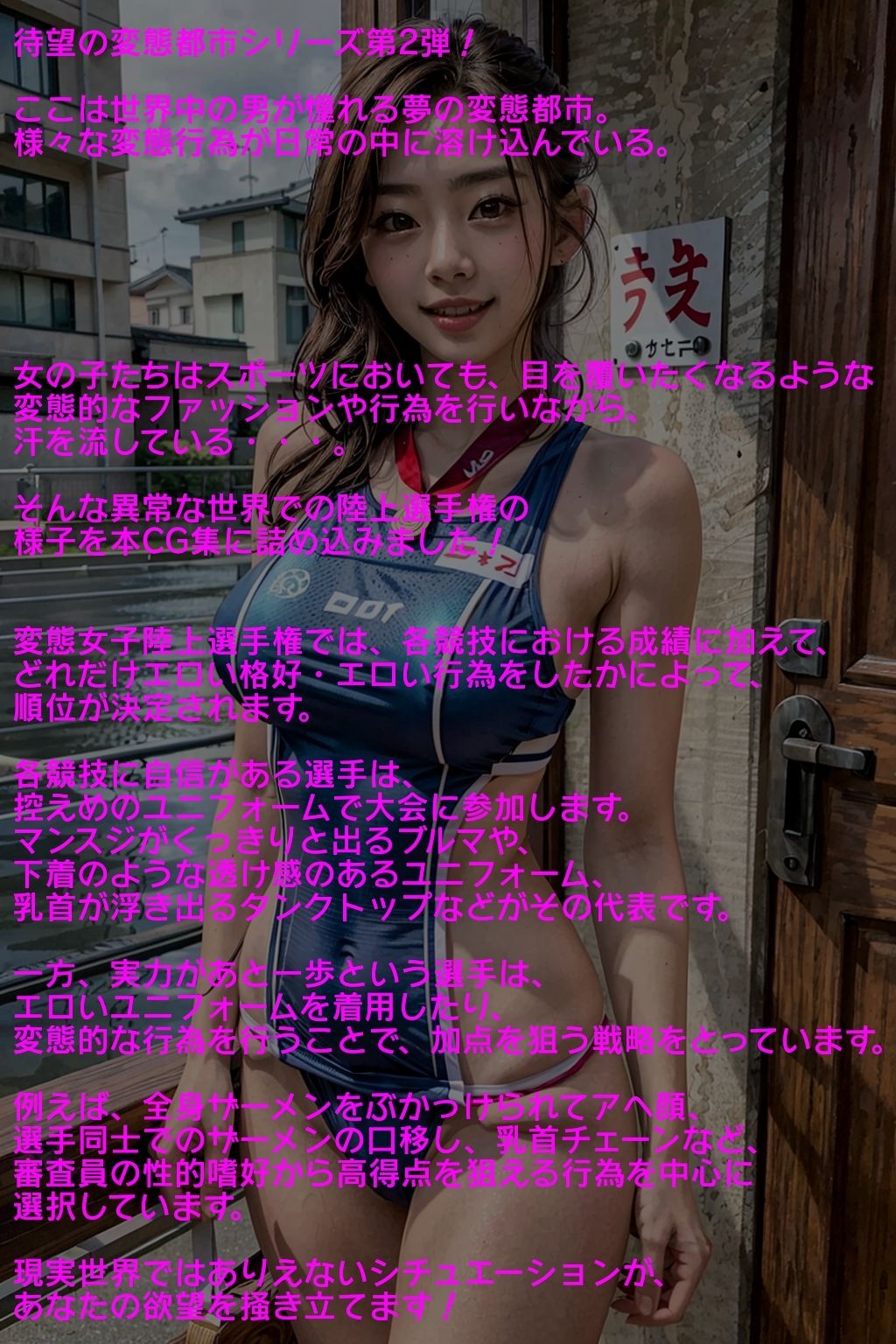 サンプル画像1:変態都市2〜全国変態女子陸上選手権〜(Tacoske) [d_332139]