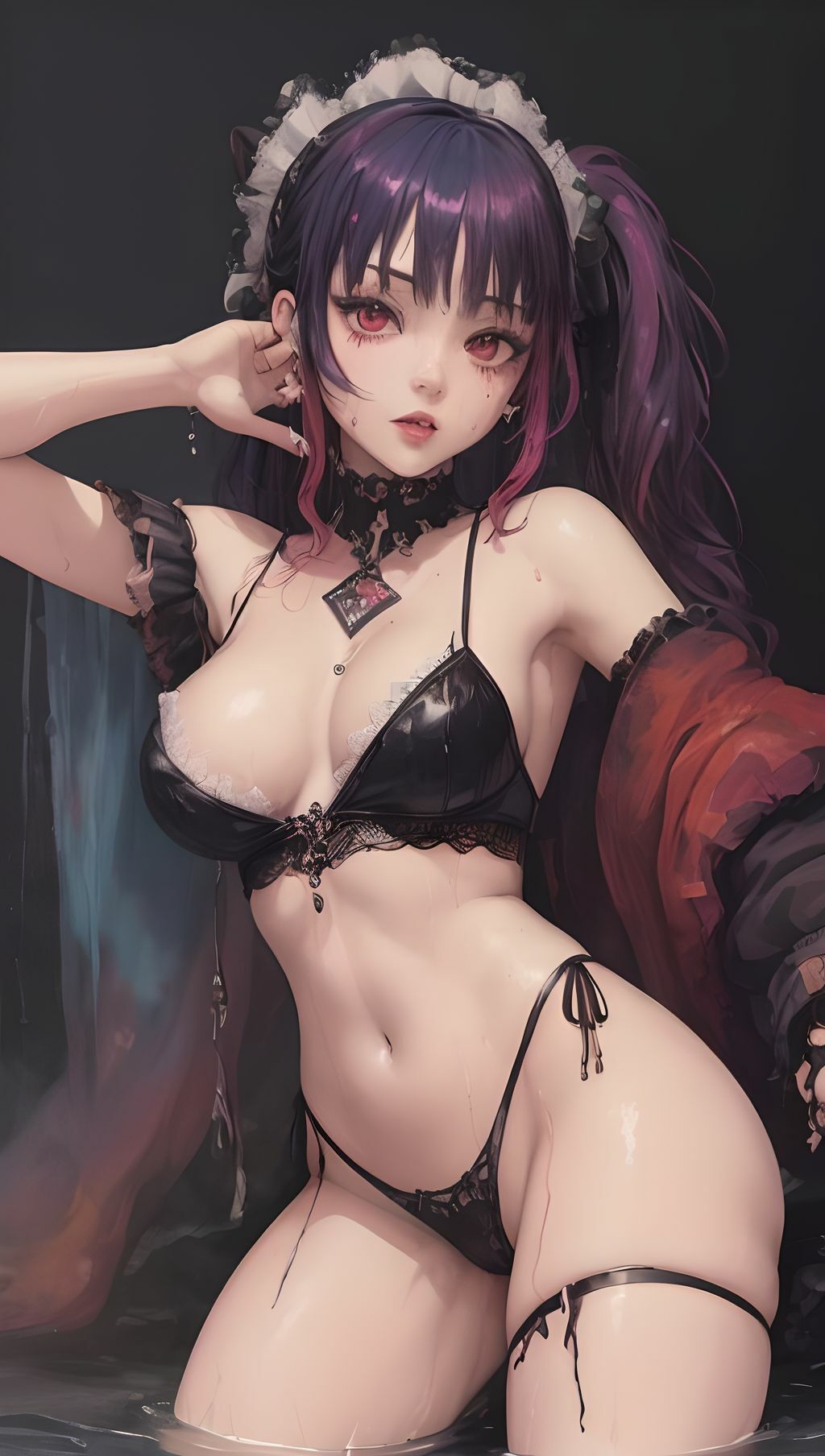 サンプル画像2:エッチなメイド写真集1:濡れてる変態メイド(ドМ変態紳士帝国Z) [d_332166]