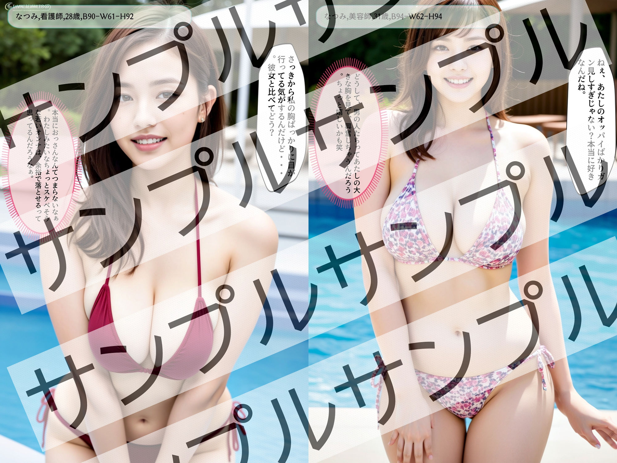 豊満美女のムチムチビキニ vol.2のサンプル画像 6