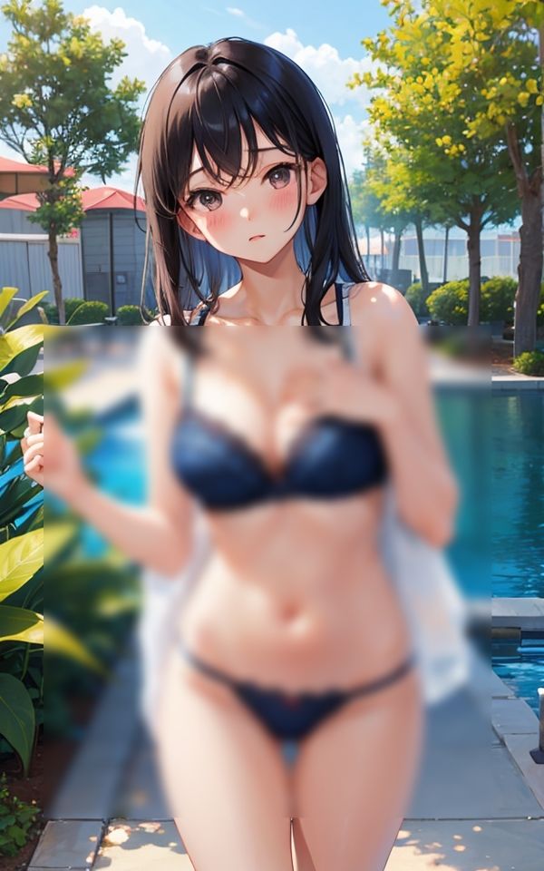 サンプル画像2:おもいきって脱いじゃった 〜ネイビー編〜(ミルクキング2) [d_332194]