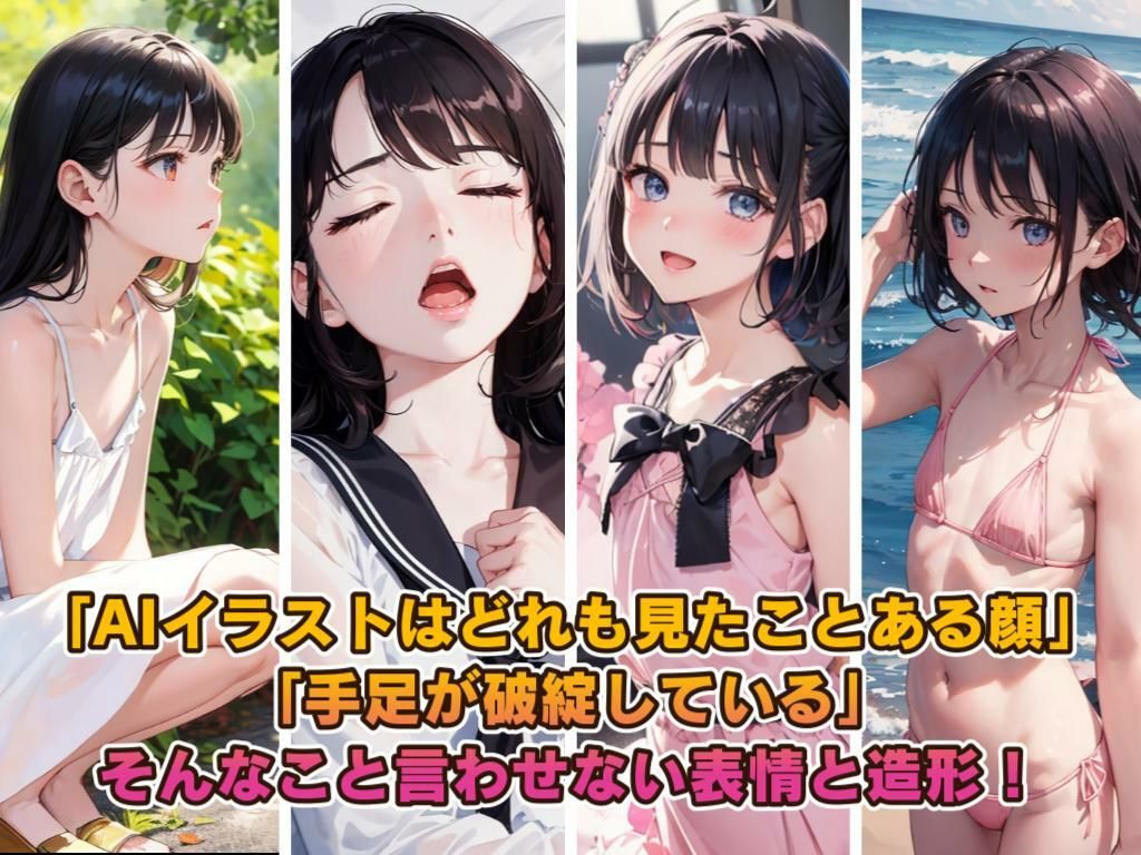 サンプル画像2:AI貧乳少女厳選イラスト集（二次元イラストver）(AI貧乳少女) [d_332206]