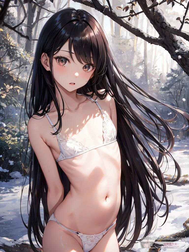 サンプル画像3:AI貧乳少女厳選イラスト集（二次元イラストver）(AI貧乳少女) [d_332206]