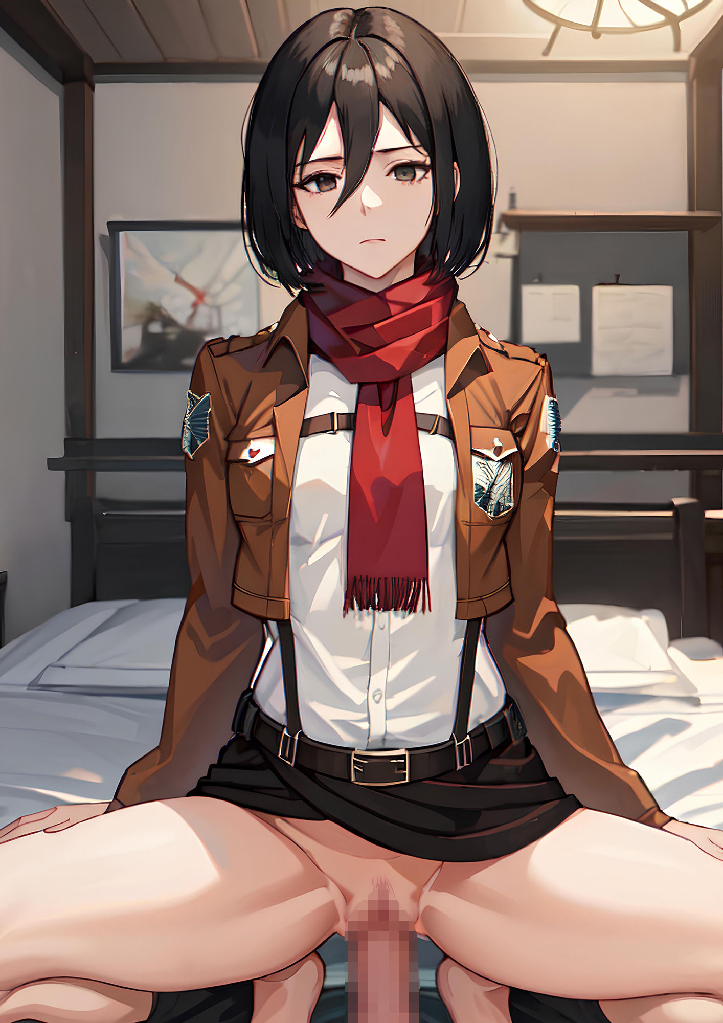 サンプル画像5:筋肉質な彼女 なぜかマフラーに固執する(Magical Aiye) [d_332222]