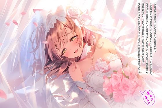 サンプル画像1:ドレス美少女15 催●ウエディングドレス(Dresscco) [d_332275]