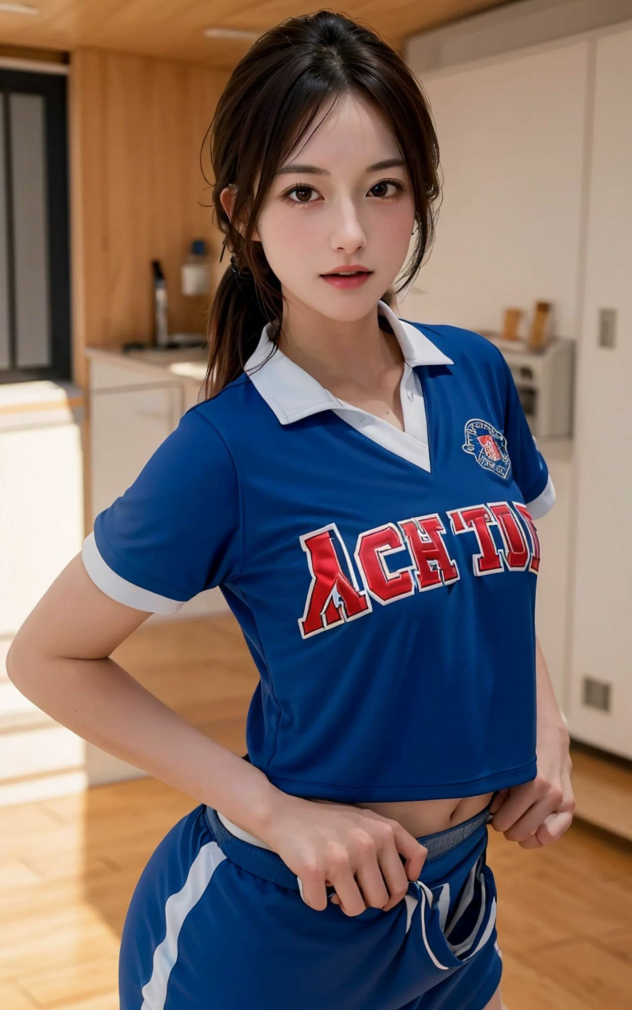 サンプル画像1:汗だく！スポーツ女子とラブラブえ○ち(夢羽) [d_332282]