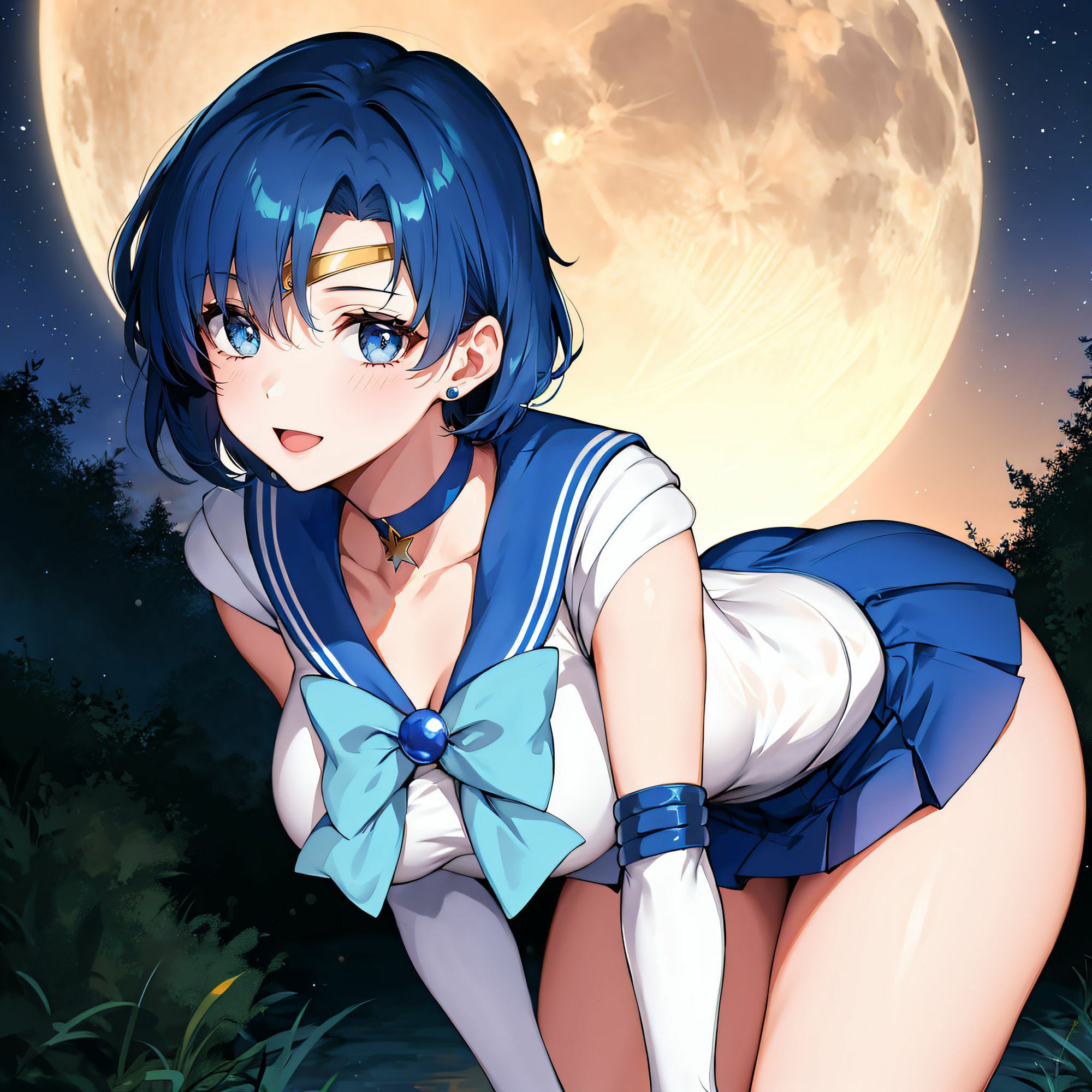 サンプル画像5:〇ーキュリーの昼と夜(垂AI) [d_332330]