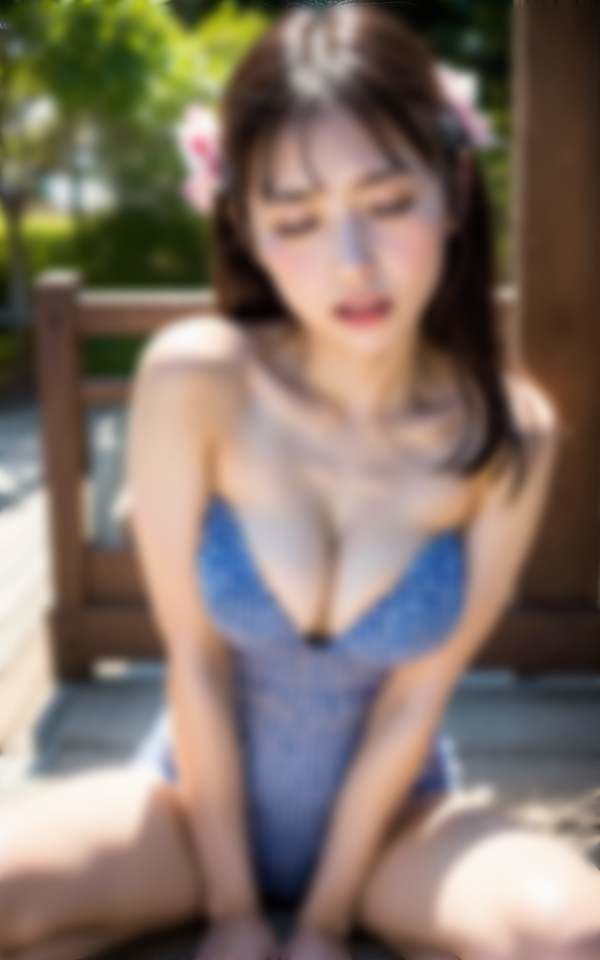 サンプル画像2:最上級のアジア系美女と露出プレイ(200円市場) [d_332343]