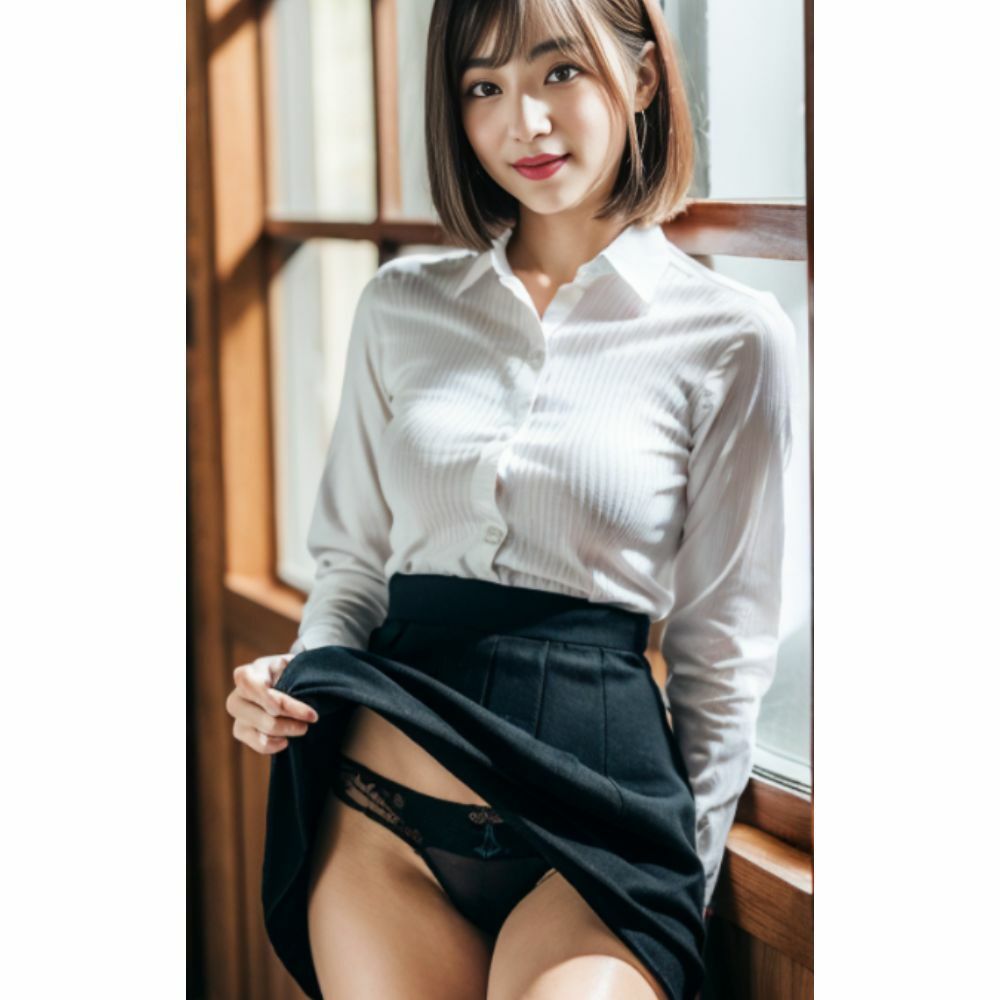 サンプル画像6:スカートの中を見せて6(あんこの部屋) [d_332349]