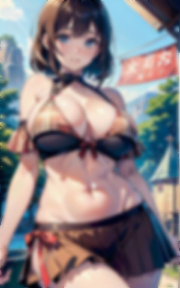 サンプル画像1:野外キャンプで童顔巨乳が露出！隣のテントから話しかけられたFカップに勃起興奮！(性欲モンスター企画) [d_332435]