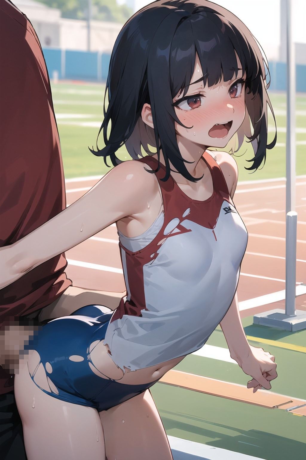 サンプル画像3:裏切られた陸上部の美少女達(猫パンチ) [d_332454]