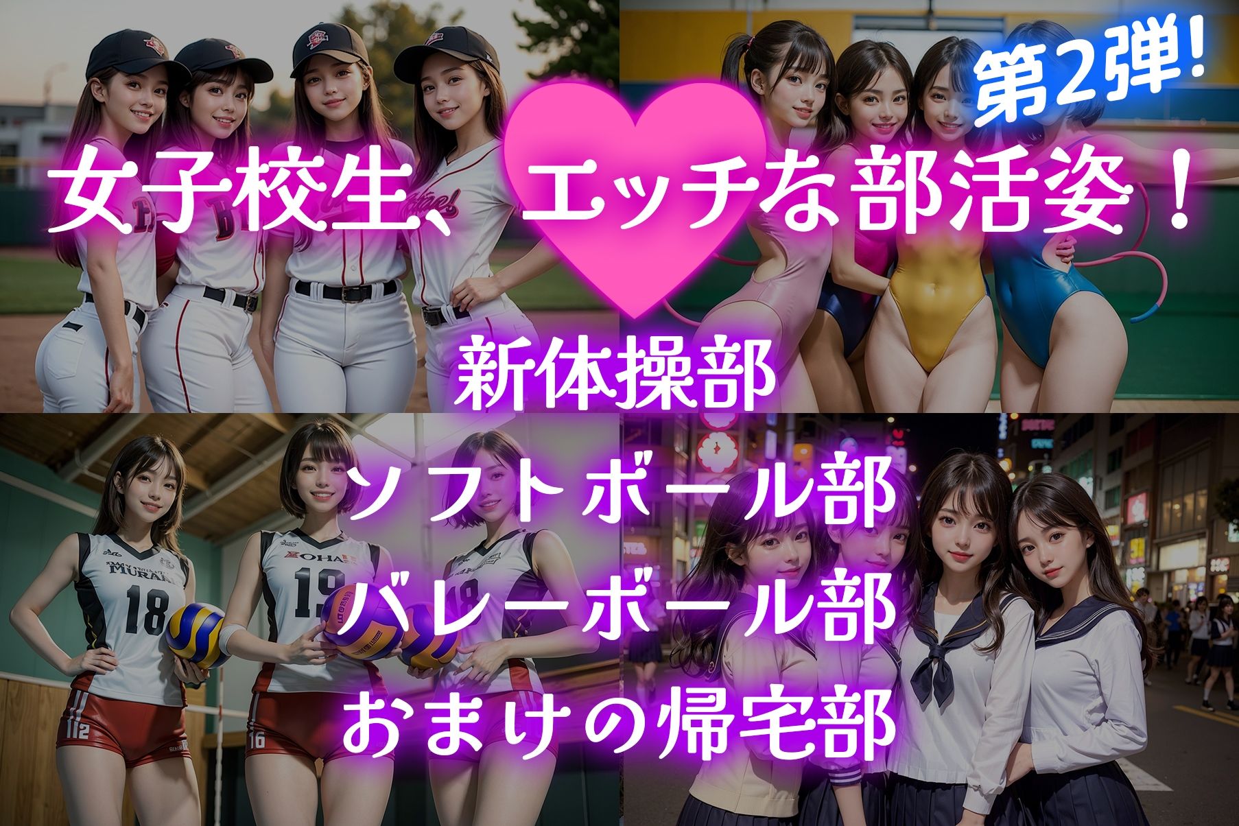 サンプル画像1:女子校生 エッチな部活姿 第2弾(おくみ) [d_332495]