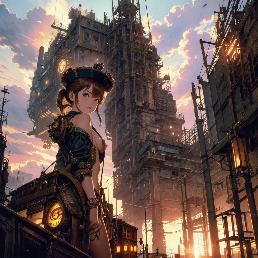 サンプル画像1:Steampunk-ai-nude(Circle  N) [d_332563]