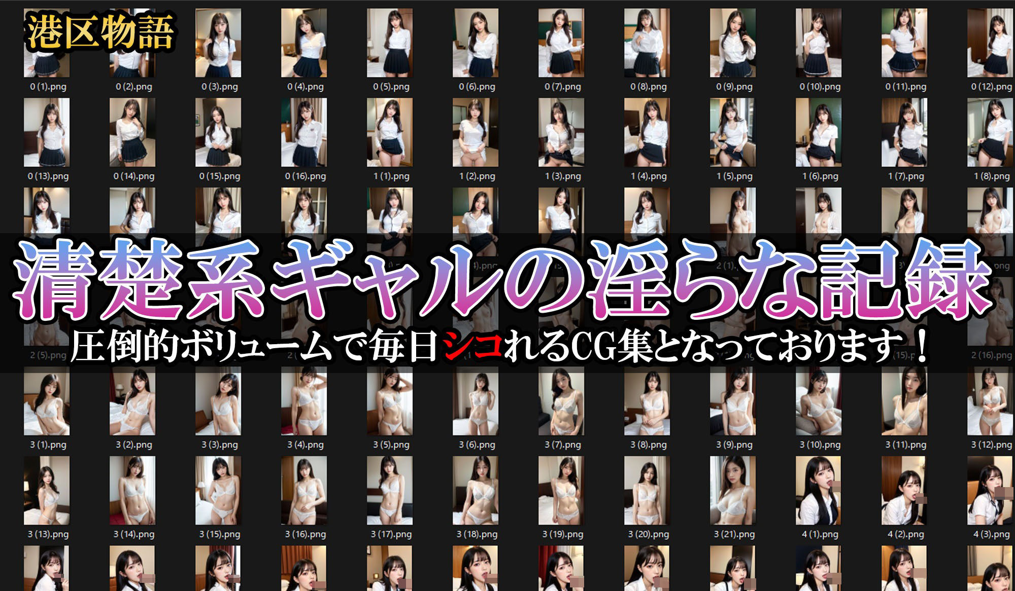 サンプル画像1:清楚系ギャルの援交記録(港区物語) [d_332627]