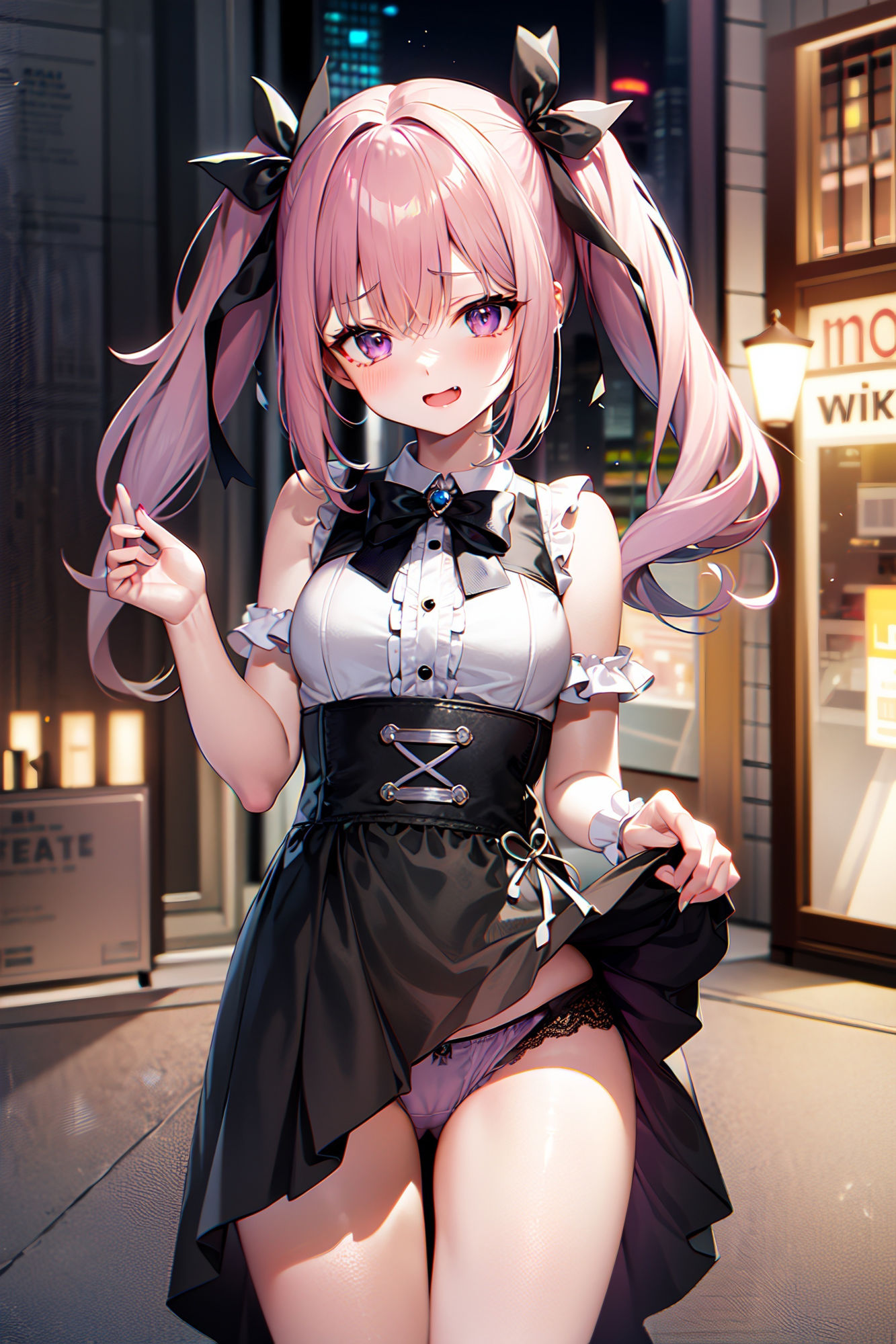 サンプル画像6:236枚 おパンツ見せてくれる地雷系女子量産型女子マスク(事務びーむ) [d_332634]