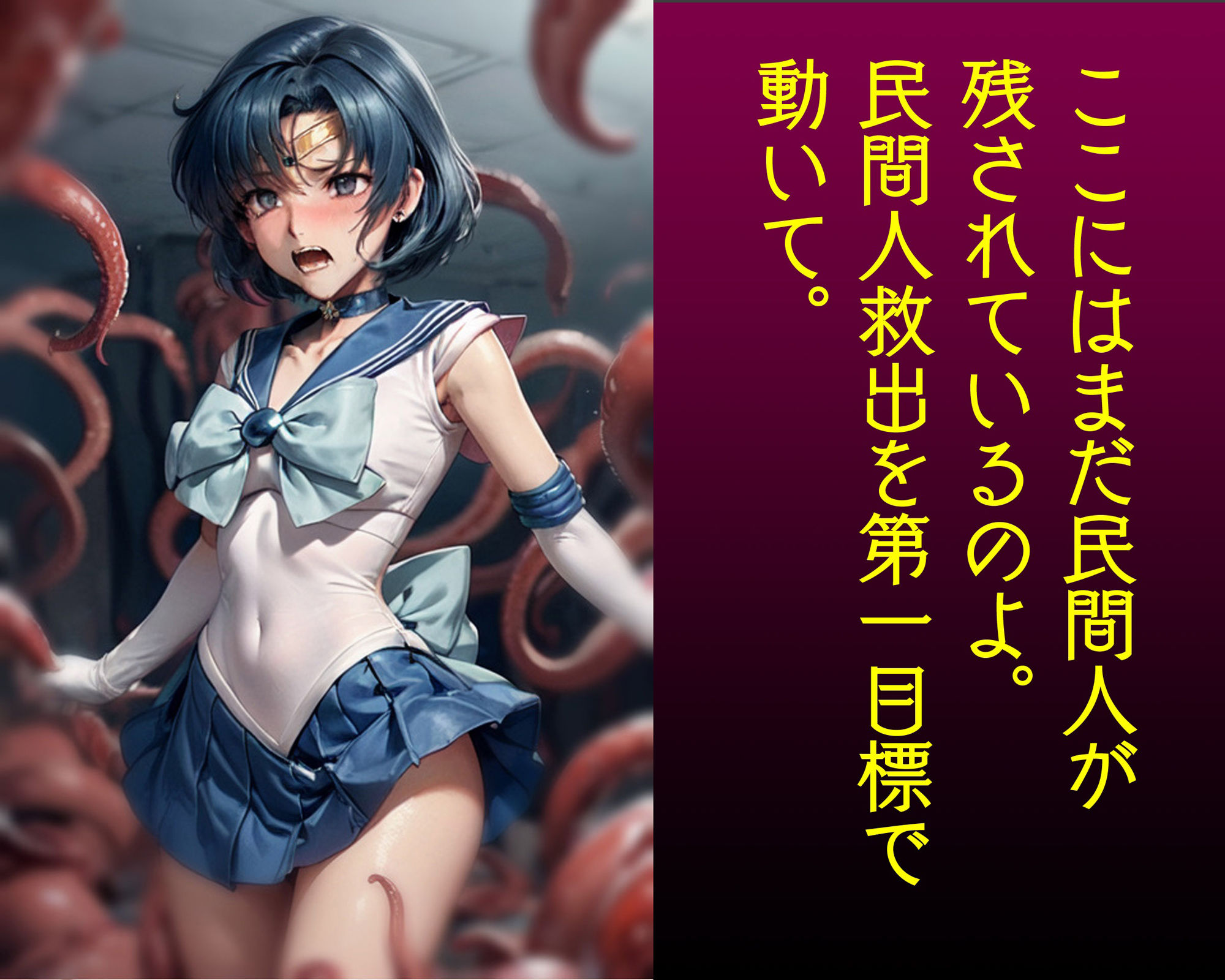 サンプル画像2:正義蹂躙 マーキュリー特別攻撃隊(サクマのアトリエ) [d_332635]