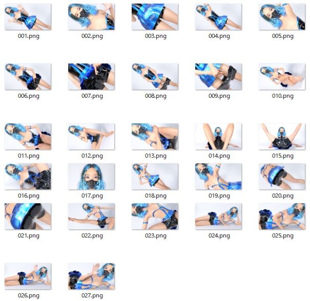 サンプル画像4:テカコス男の娘画像集2(ハードコア001) [d_332653]