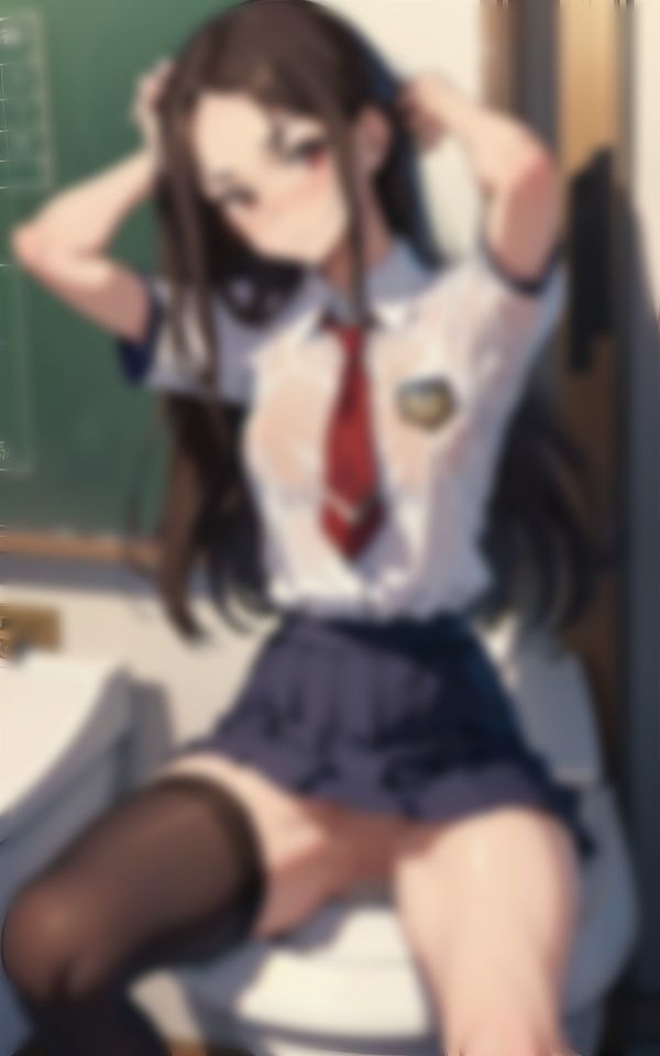 サンプル画像1:トイレでくぱぁ〜JKがおじさんが盗撮してる姿に激怒〜JKのパンチラを除いてみると！(オムニバス企画) [d_332670]