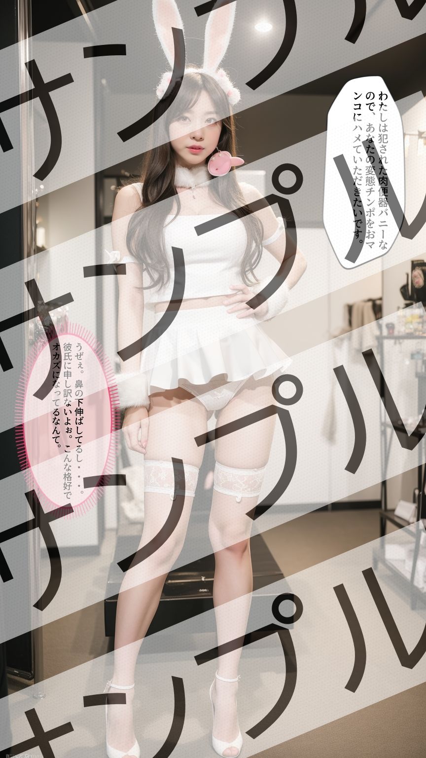 サンプル画像3:バニーガールの恰好をしたアパレル店員に中出し – Creampied by an apparel clerk dressed as a bunny girl -(あらぶるま18＋) [d_332698]