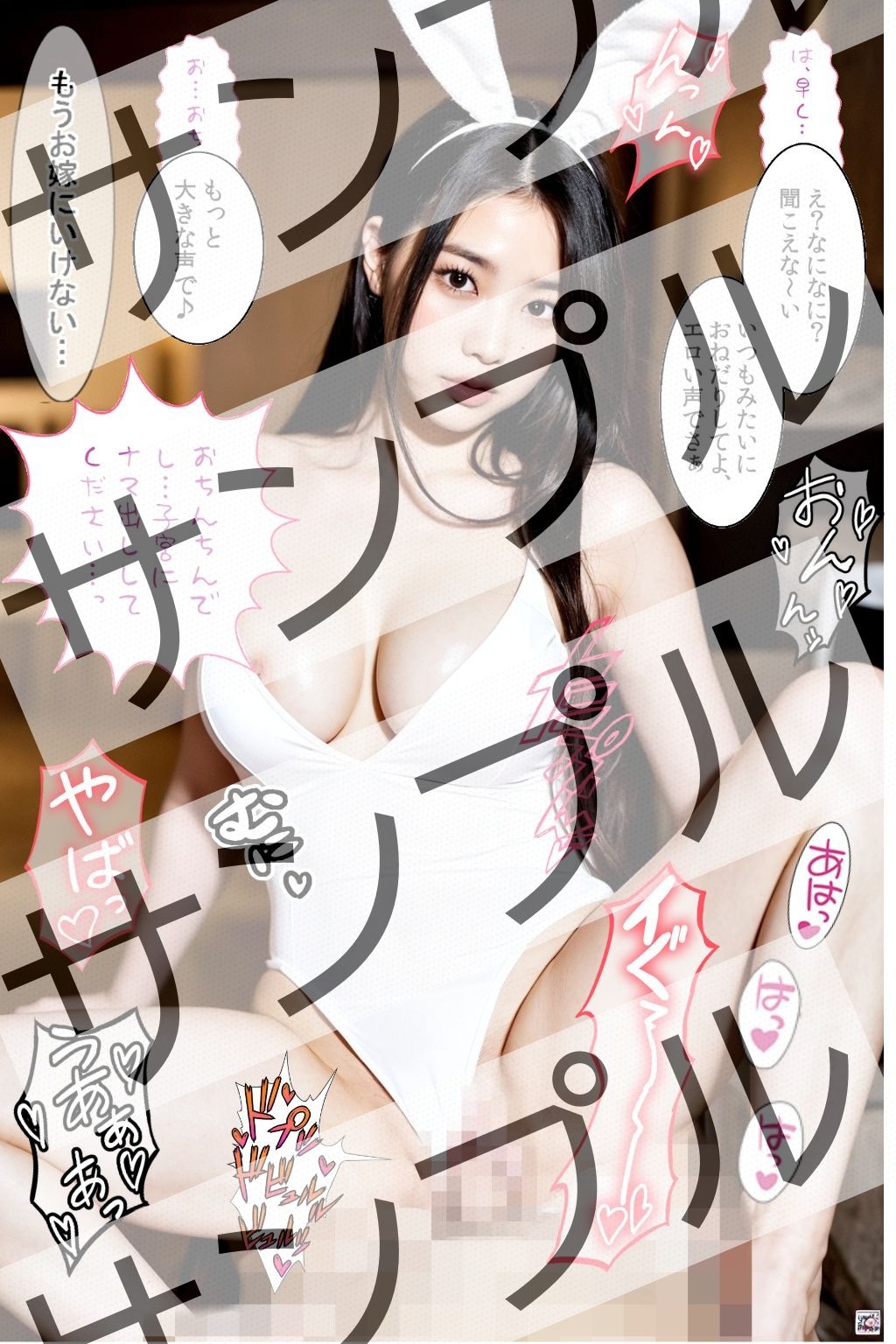 バニーガールの恰好をしたアパレル店員に中出し - Creampied by an apparel clerk dressed as a bunny girl -のサンプル画像 6