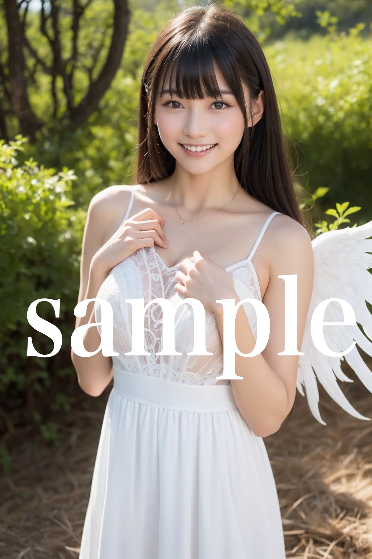 サンプル画像2:天使に抱きしめられて！(幻想アイ) [d_332750]