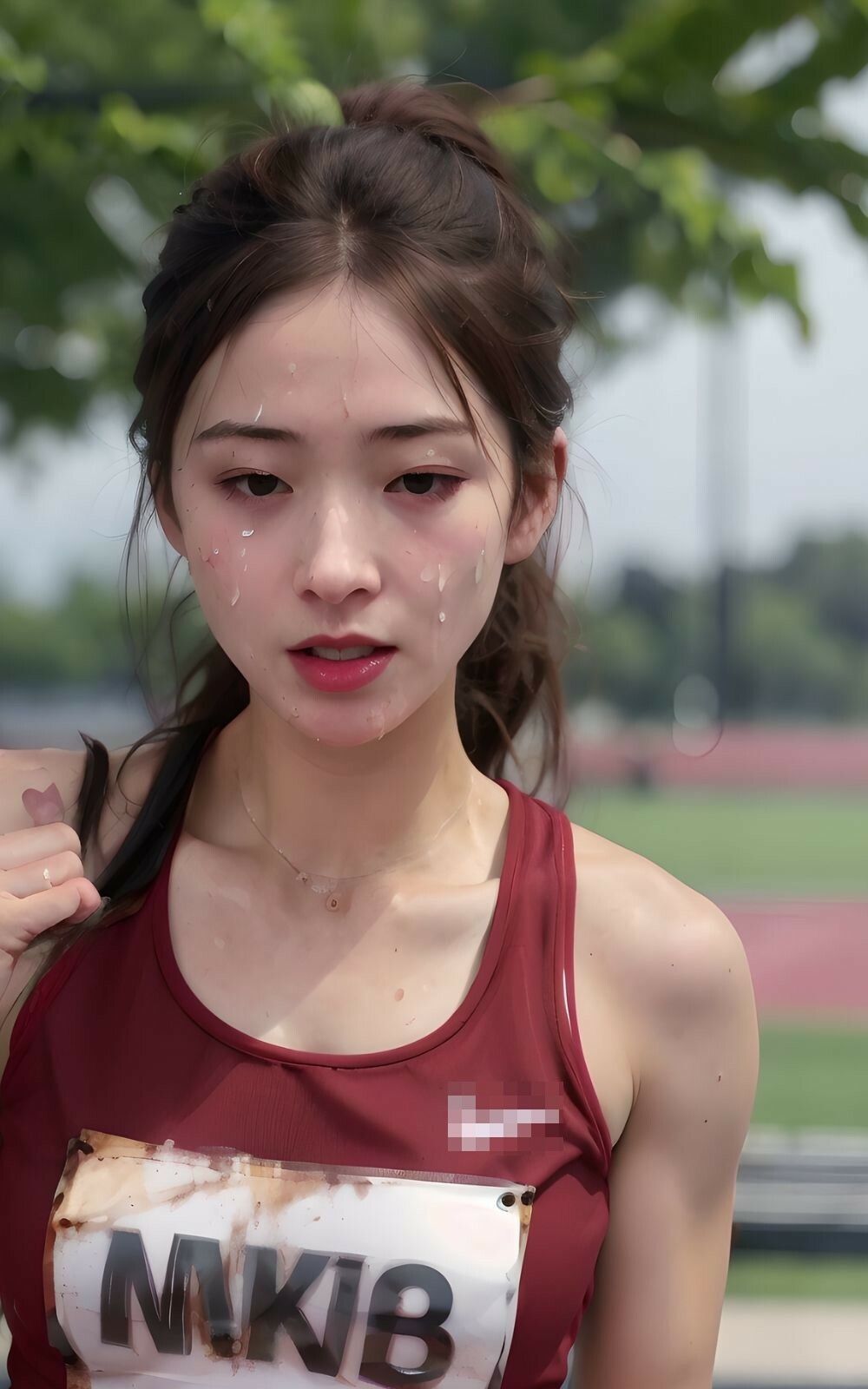 サンプル画像5:女子陸上部員たち(永愛出版) [d_332763]