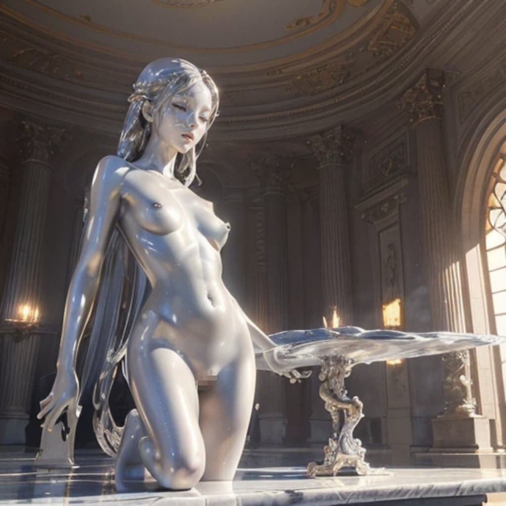 サンプル画像5:女体の森美術館 曲線的な彫刻展2(ANAGO) [d_332774]