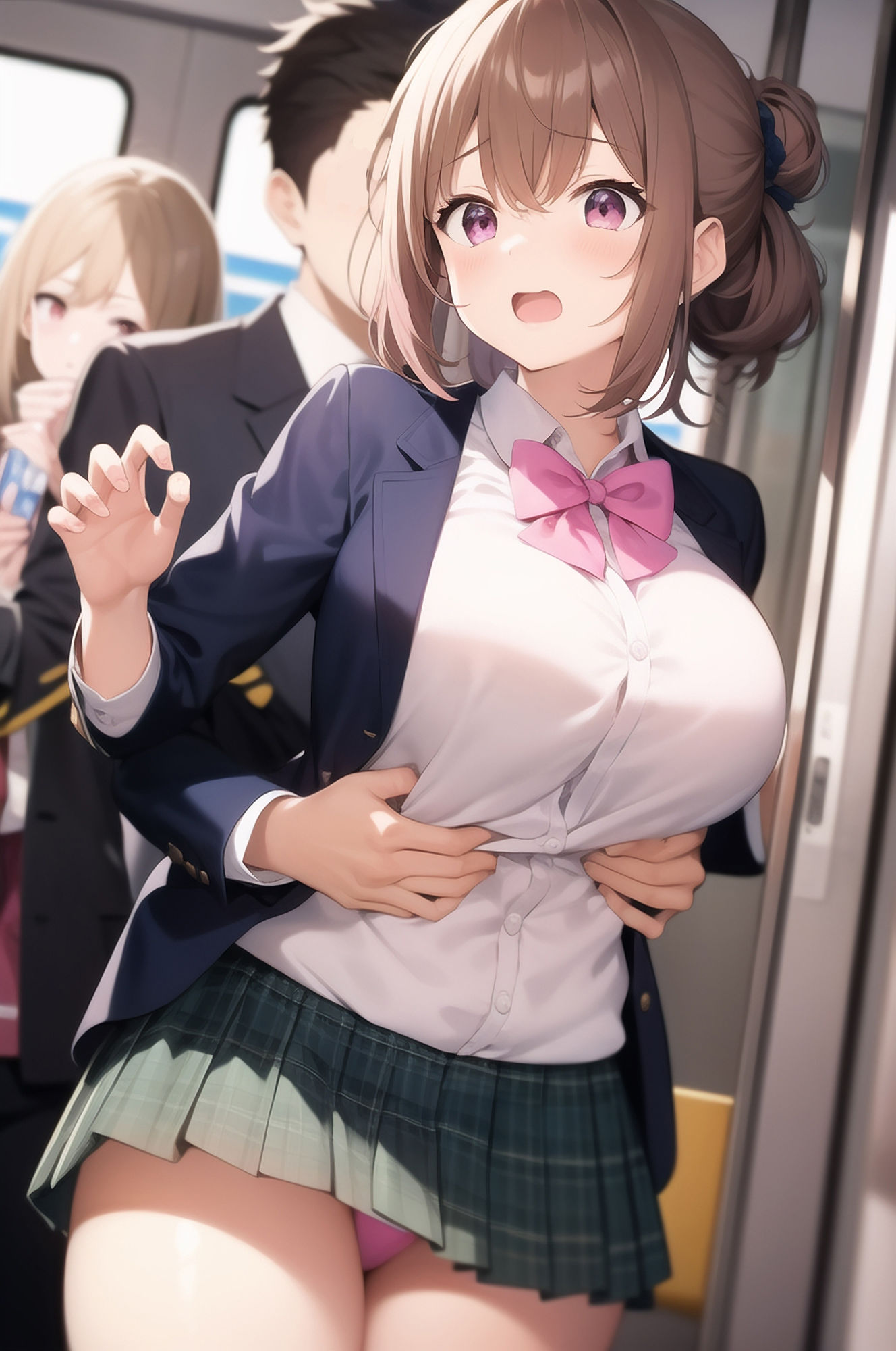 サンプル画像3:JK LEAKS 12 – 通勤電車でみかけるあの娘編 -【おまけアニメ付】(AniyA) [d_332810]