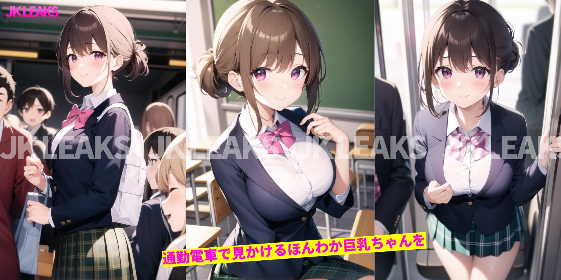 サンプル画像4:JK LEAKS 12 – 通勤電車でみかけるあの娘編 -【おまけアニメ付】(AniyA) [d_332810]