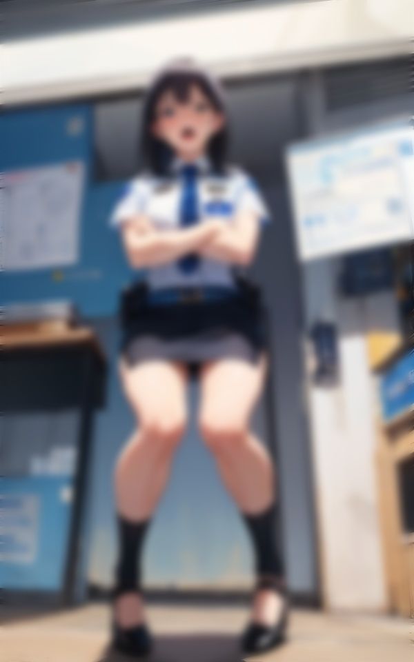 サンプル画像4:どこ見てるの！？逮捕しちゃうぞ(panpanyama1) [d_332836]