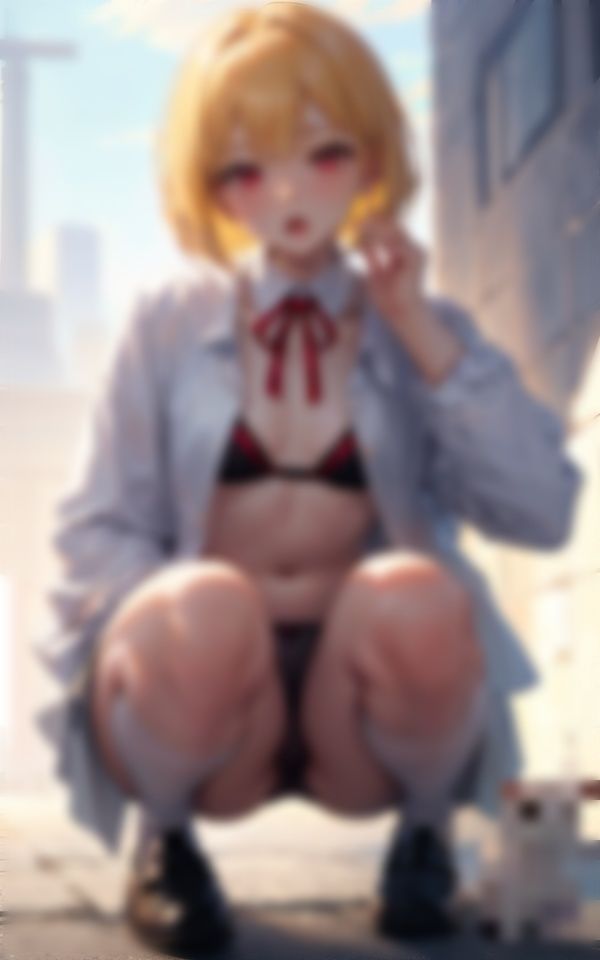 サンプル画像1:学校さぼってどっかいこっか？(panpanyama1) [d_332844]