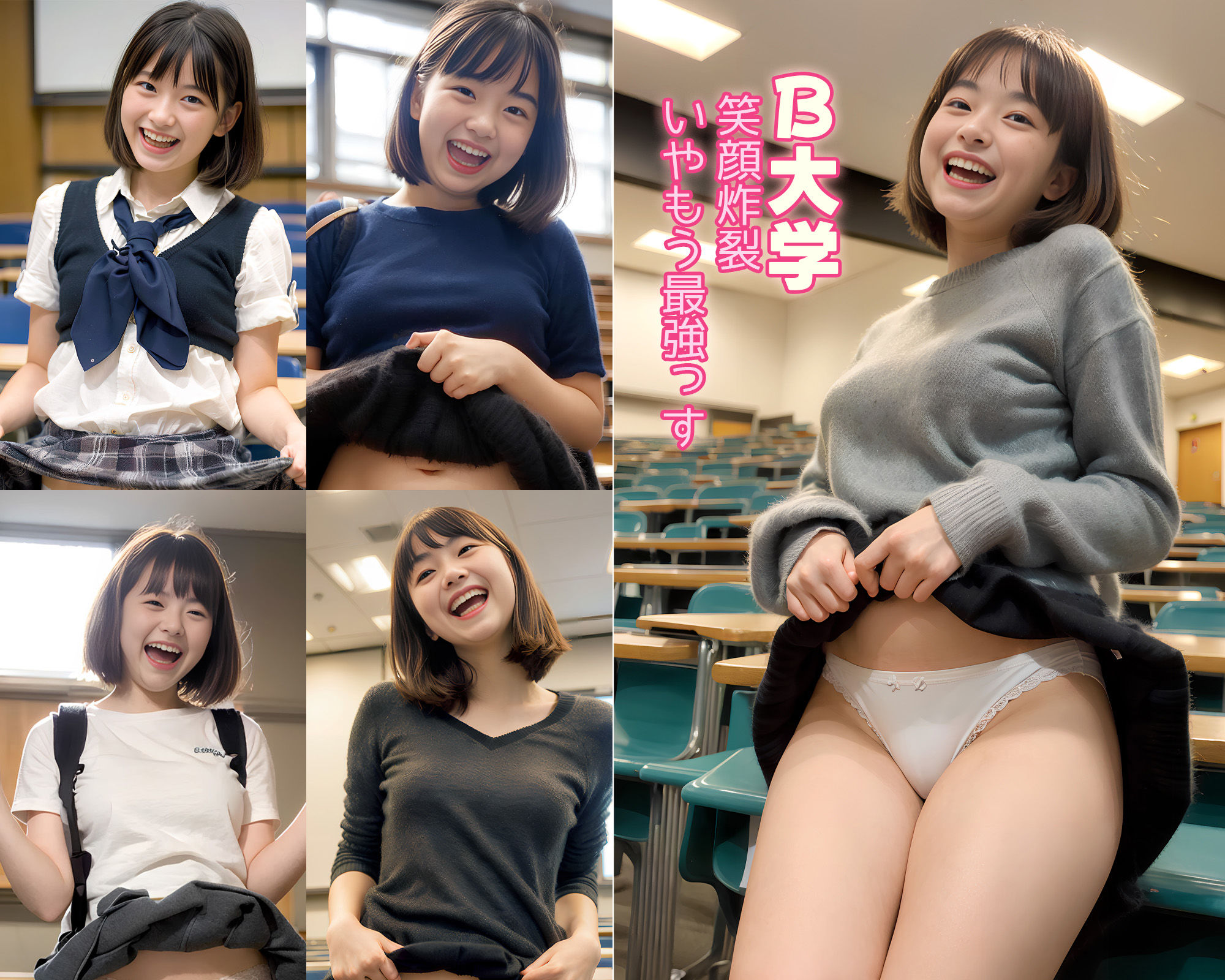 サンプル画像3:パンちらGO(AI都市伝説) [d_332850]