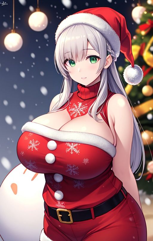 サンプル画像6:Noël en argent 白銀のクリスマス TYPE-T200二次イラスト(彩羽ぽぷりす) [d_332889]