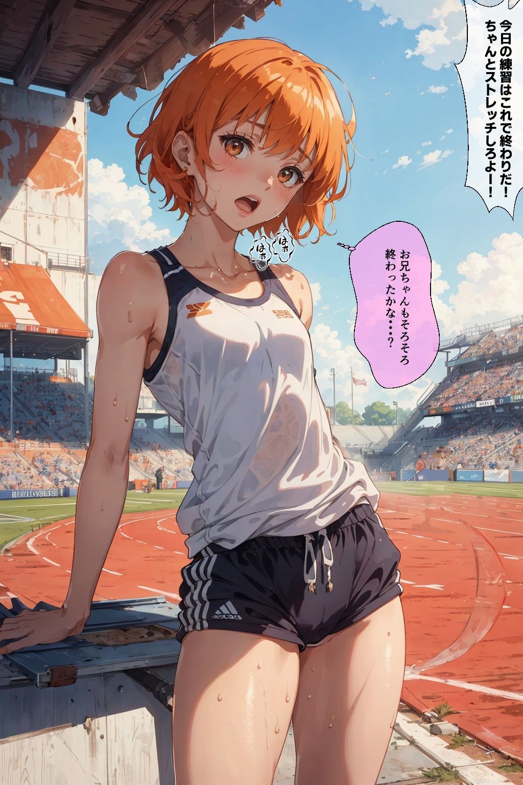 サンプル画像1:兄と妹(ごひゃの本棚) [d_332909]